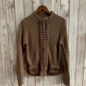 Anthropologie Moth sweater, brown wool, size med
